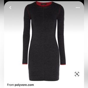 RAG & BONE Gray Red Andee
Merino Wool Dress • M | Merino wool